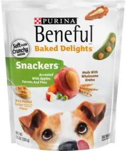 Schlage Shop 16 Beneful® Baked Delights Snackers Peanut Butter & Cheese Dog Treats - 8.5 Oz