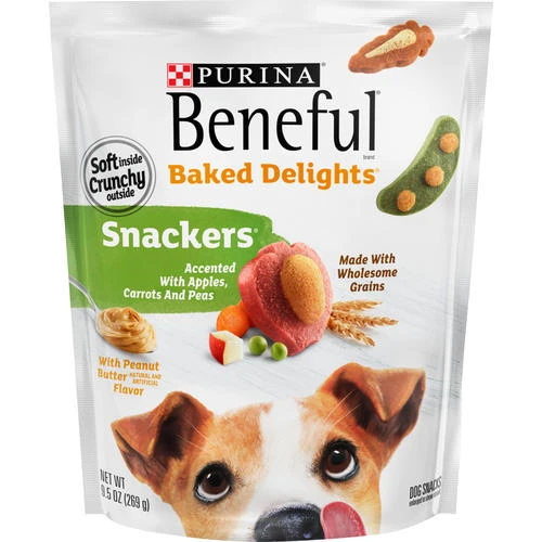 Beneful® Baked Delights Snackers Peanut Butter & Cheese Dog Treats - 8.5 Oz 3 Beneful® Baked Delights Snackers Peanut Butter & Cheese Dog Treats - 8.5 Oz