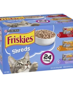 Friskies® Shreds Wet Cat Food Variety Pack - 24 Count -Schlage Shop 00050000579198 CL GS1 JPEG