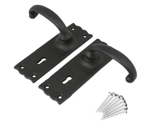 Ideal Door® Overhead Garage Door 6" Decorative Handles With Keyhole 3 Ideal Door® Overhead Garage Door 6" Decorative Handles With Keyhole