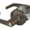 Yale 4700 Satin Bronze Storeroom Function Cylindrical Door Lever With Schlage C Keyway -Schlage Shop 085377