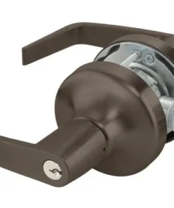 Yale 4700 Satin Bronze Entrance Function Cylindrical Door Lever With Schlage C Keyway