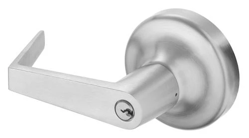 Yale® 440F Series Satin Chrome Night Latch Function Lever Exit Device Trim With Schlage C Keyway 3 Yale® 440F Series Satin Chrome Night Latch Function Lever Exit Device Trim With Schlage C Keyway