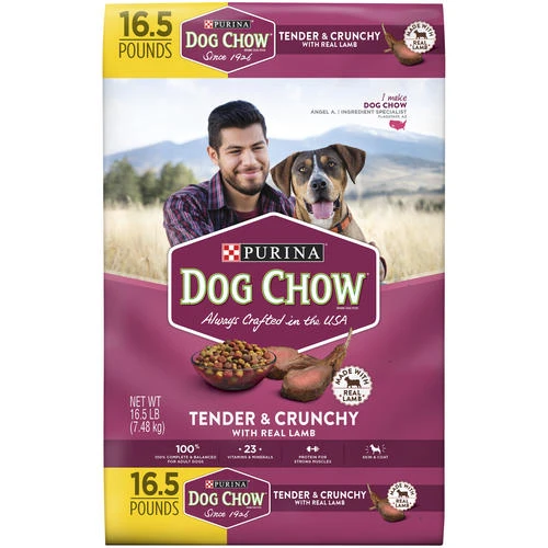 Dog Chow® Tender & Crunchy Lamb Dry Dog Food - 16.5 Lbs 2 Dog Chow® Tender & Crunchy Lamb Dry Dog Food - 16.5 Lbs -Schlage Shop 1780014905 CF GS1 JPEG