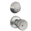 Dexter By Schlage Dexter® By Schlage® Byron Stainless Steel Entry Door Knob And Single Cylinder Door Deadbolt