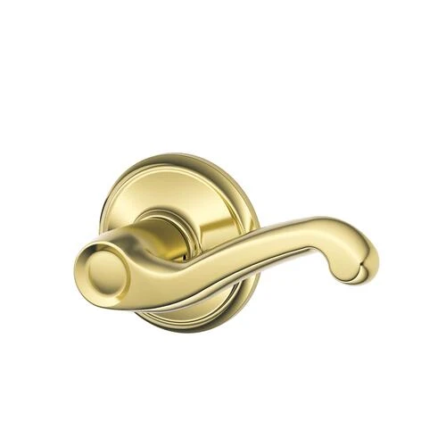 Schlage® Flair Bright Brass Hall & Closet Passage Door Lever 6 Schlage® Flair Bright Brass Hall & Closet Passage Door Lever - Image 4