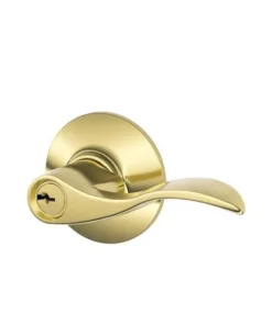 Schlage® Accent Bright Brass Entry Door Lever -Schlage Shop 2213477 Schlage P RF