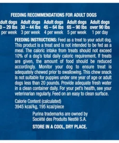 Purina® Busy Rib Hide Dog Treats - 6 Count -Schlage Shop 2534210 P SC1