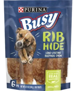 Purina® Busy Rib Hide Dog Treats - 6 Count