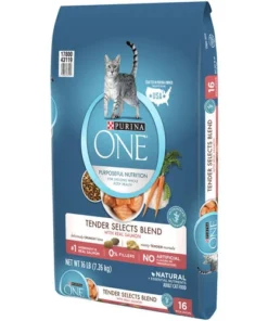 Purina ONE Purina® ONE Tender Selects Blend Salmon Dry Cat Food - 16 Lbs -Schlage Shop 2537107 P LF