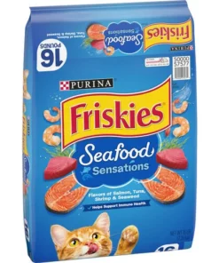 Friskies® Seafood Sensations Dry Cat Food - 16 Lb -Schlage Shop 2537625 P LF1