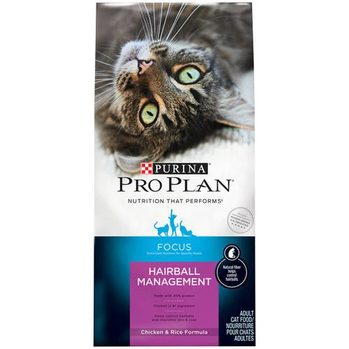 Purina Pro Plan Purina® Pro Plan® Adult Hairball Management Chicken & Rice Formula Cat Food - 3.5 Lbs 7 Purina Pro Plan Purina® Pro Plan® Adult Hairball Management Chicken & Rice Formula Cat Food - 3.5 Lbs -Schlage Shop 38100141378F