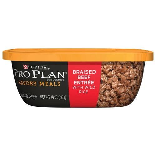 Purina Pro Plan Purina® Pro Plan® Savory Meals Braised Beef With Wild Rice Wet Dog Food - 10 Oz 6 Purina Pro Plan Purina® Pro Plan® Savory Meals Braised Beef With Wild Rice Wet Dog Food - 10 Oz -Schlage Shop 38100161437F