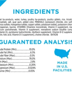 Purina Pro Plan Purina® Pro Plan® Focus Adult Urinary Tract Health Turkey & Giblets Wet Cat Food - 3 Oz 7 Purina Pro Plan Purina® Pro Plan® Focus Adult Urinary Tract Health Turkey & Giblets Wet Cat Food - 3 Oz -Schlage Shop 38100173379I