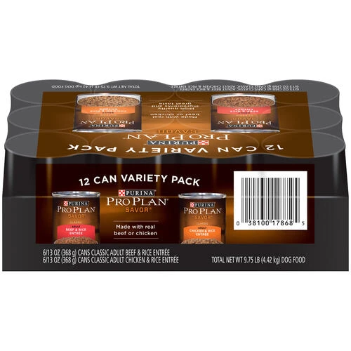Purina Pro Plan Purina® Pro Plan® Savor® Variety Pack Wet Dog Food - 12 Pack 4 Purina Pro Plan Purina® Pro Plan® Savor® Variety Pack Wet Dog Food - 12 Pack - Image 2