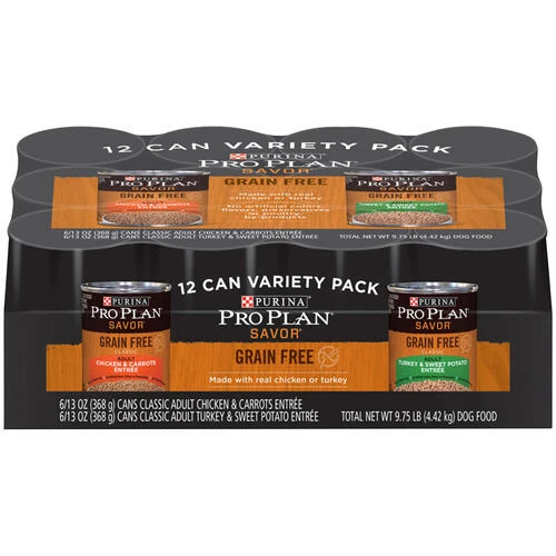 Purina Pro Plan Purina® Pro Plan® Savor® Grain-Free Chicken & Turkey Wet Dog Food - 12 Cans 5 Purina Pro Plan Purina® Pro Plan® Savor® Grain-Free Chicken & Turkey Wet Dog Food - 12 Cans -Schlage Shop 38100178695F