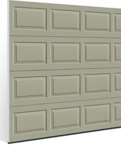 Ideal Door® Traditional 9' X 7' Sandtone Insulated Garage Door (R-Value 6.3) -Schlage Shop 4258942 angle