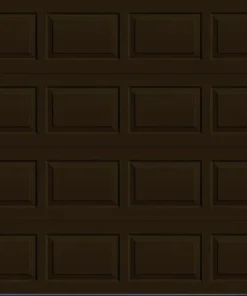 Ideal Door® Traditional 9' X 7' Chocolate Non-Insulated Garage Door