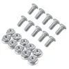 Ideal Door® Overhead Garage Door Track Bolts With Nuts - 10-Pack -Schlage Shop 431 1468 1