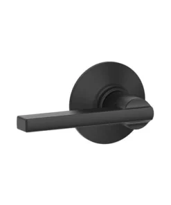 Schlage® Latitude Matte Black Hall & Closet Passage Door Lever