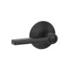 Schlage® Latitude Matte Black Bed & Bath Privacy Door Lever -Schlage Shop 4403035