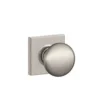 Schlage® Plymouth Satin Nickel Hall & Closet Passage Door Knob With Collins Trim