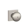 Schlage® Plymouth Satin Nickel Bed & Bath Privacy Door Knob With Collins Trim -Schlage Shop 4403041