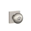 Schlage® Plymouth Satin Nickel Entry Door Knob With Collins Trim -Schlage Shop 4403042