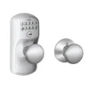 Schlage® Plymouth Satin Chrome Commercial Keypad Entry Door Knob -Schlage Shop 4403055 1