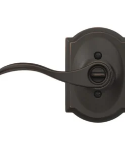 Schlage® Accent Aged Bronze Entry Door Lever With Camelot Trim -Schlage Shop 4404614 Int FV