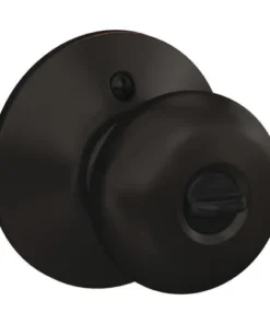 Schlage® Plymouth Aged Bronze Entry Door Knob -Schlage Shop 4404615 Int LS