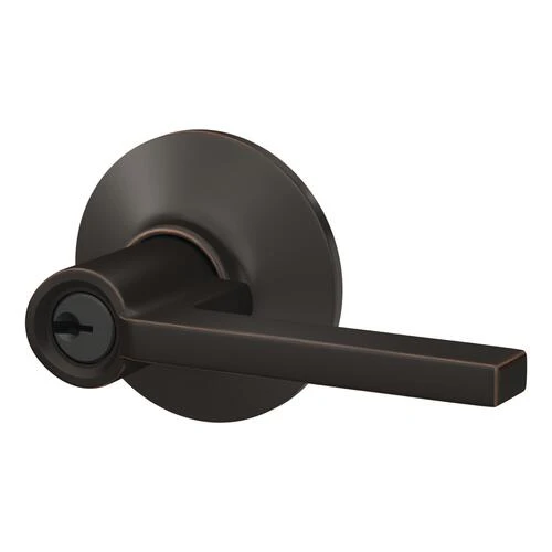 Schlage® Latitude Aged Bronze Entry Door Lever 4 Schlage® Latitude Aged Bronze Entry Door Lever - Image 2