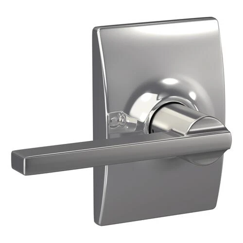 Schlage® Latitude Bright Chrome Hall & Closet Passage Door Lever With Century Trim 3 Schlage® Latitude Bright Chrome Hall & Closet Passage Door Lever With Century Trim