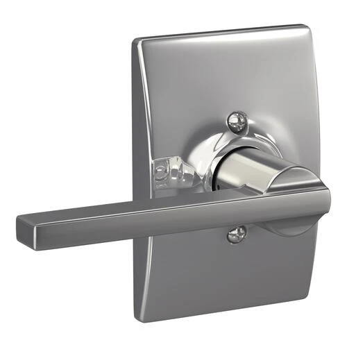 Schlage® Latitude Bright Chrome Hall & Closet Passage Door Lever With Century Trim 6 Schlage® Latitude Bright Chrome Hall & Closet Passage Door Lever With Century Trim - Image 4
