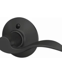 Schlage® Accent Matte Black Non-Turning Left Handed Dummy Door Lever 6 Schlage® Accent Matte Black Non-Turning Left Handed Dummy Door Lever -Schlage Shop 4404631 Ext RS