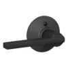 Schlage® Latitude Matte Black Non-Turning Dummy Door Lever -Schlage Shop 4404633 Ext LS