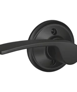 Schlage® Merano Matte Black Non-Turning Left Handed Dummy Door Lever