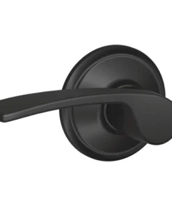 Schlage® Merano Matte Black Non-Turning Right Handed Dummy Door Lever