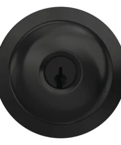 Schlage® Plymouth Matte Black Entry Door Knob -Schlage Shop 4404639 Ext FV
