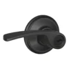 Schlage® Merano Matte Black Entry Door Lever -Schlage Shop 4404640 Ext LS