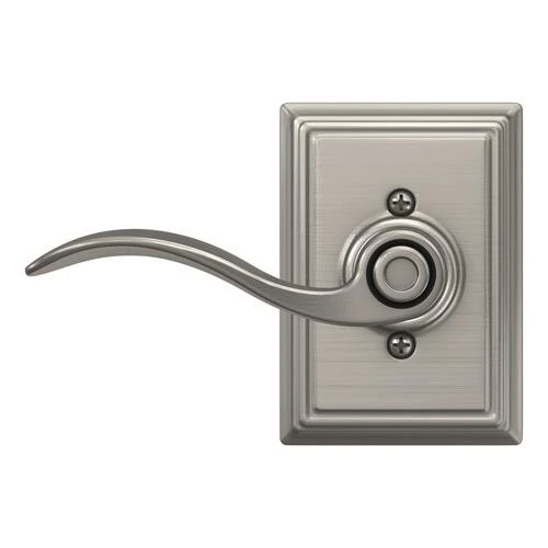 Schlage® Accent Satin Nickel Bed & Bath Privacy Door Lever With Addison Trim 8 Schlage® Accent Satin Nickel Bed & Bath Privacy Door Lever With Addison Trim - Image 6