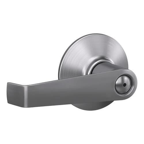 Schlage® Elan Satin Chrome Bed & Bath Privacy Door Lever 3 Schlage® Elan Satin Chrome Bed & Bath Privacy Door Lever