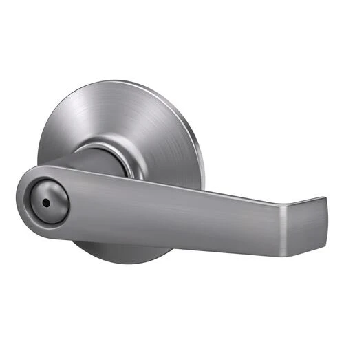 Schlage® Elan Satin Chrome Bed & Bath Privacy Door Lever 4 Schlage® Elan Satin Chrome Bed & Bath Privacy Door Lever - Image 2