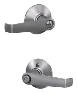 Schlage® Elan Satin Chrome Bed & Bath Privacy Door Lever 11 Schlage® Elan Satin Chrome Bed & Bath Privacy Door Lever -Schlage Shop 4404644 LS