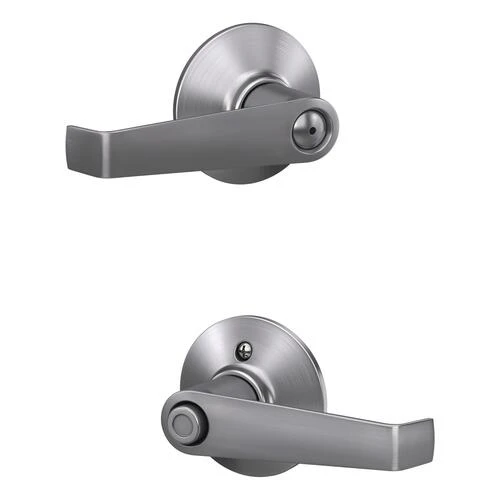 Schlage® Elan Satin Chrome Bed & Bath Privacy Door Lever 7 Schlage® Elan Satin Chrome Bed & Bath Privacy Door Lever - Image 5