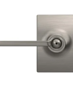 Schlage® Latitude Satin Nickel Bed & Bath Privacy Door Lever With Century Trim 9 Schlage® Latitude Satin Nickel Bed & Bath Privacy Door Lever With Century Trim -Schlage Shop 4404647 Ext FV