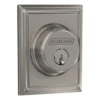 Schlage® Satin Nickel Single Cylinder Entry Door Deadbolt With Addison Trim 2 Schlage® Satin Nickel Single Cylinder Entry Door Deadbolt With Addison Trim -Schlage Shop 4404650 Ext LS