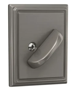 Schlage® Satin Nickel Single Cylinder Entry Door Deadbolt With Addison Trim -Schlage Shop 4404650 Int LS