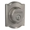 Schlage® Satin Nickel Single Cylinder Entry Door Deadbolt With Camelot Trim 2 Schlage® Satin Nickel Single Cylinder Entry Door Deadbolt With Camelot Trim -Schlage Shop 4404651 Ext LS