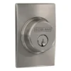 Schlage® Satin Nickel Single Cylinder Entry Door Deadbolt With Century Trim -Schlage Shop 4404652 Ext LS